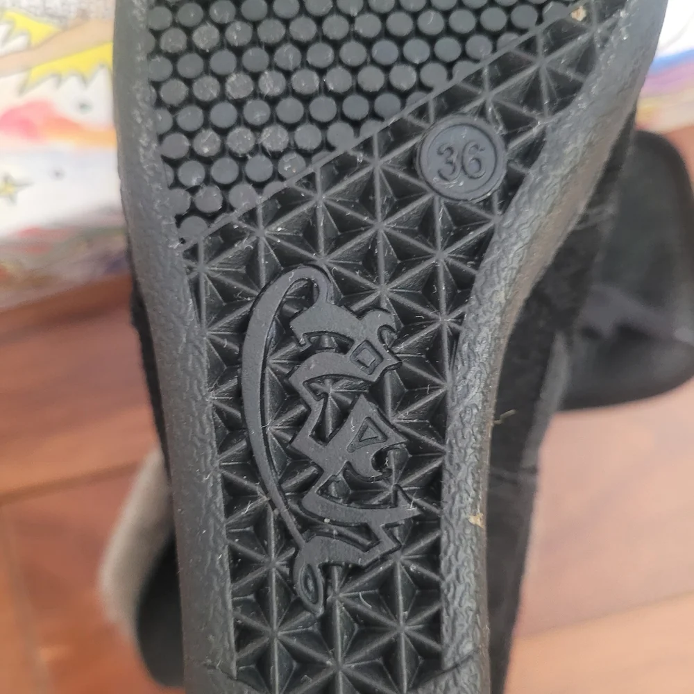 Ash Black Shearling Wedge Boots - Picture 2 of 12